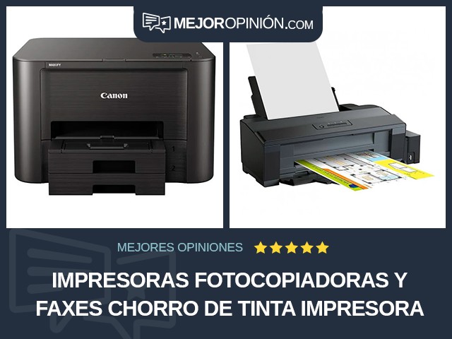 Impresoras fotocopiadoras y faxes Chorro de tinta Impresora
