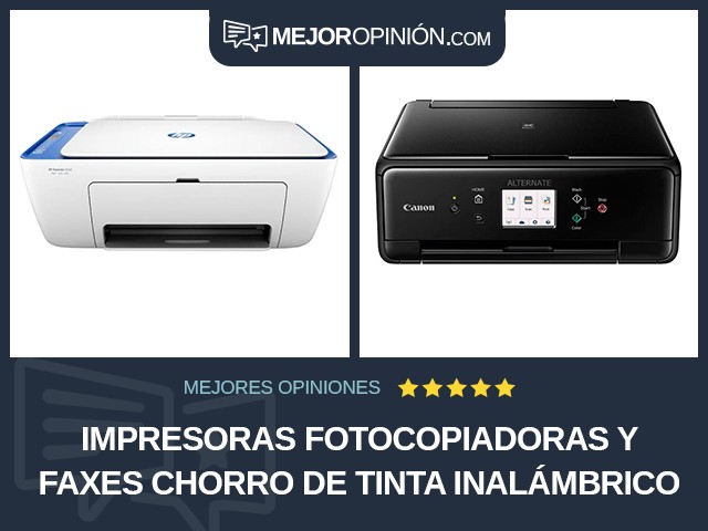 Impresoras fotocopiadoras y faxes Chorro de tinta Inalámbrico