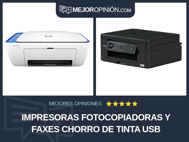 Impresoras fotocopiadoras y faxes Chorro de tinta USB
