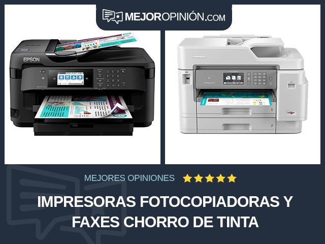 Impresoras fotocopiadoras y faxes Chorro de tinta