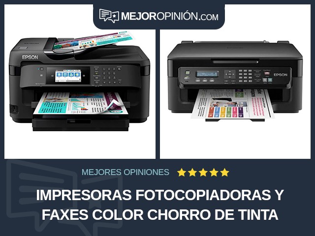 Impresoras fotocopiadoras y faxes Color Chorro de tinta
