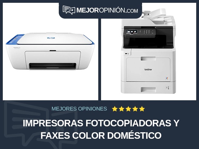 Impresoras fotocopiadoras y faxes Color Doméstico