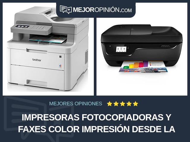 Impresoras fotocopiadoras y faxes Color Impresión desde la nube