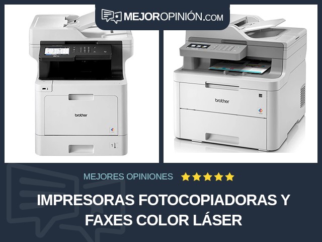 Impresoras fotocopiadoras y faxes Color Láser