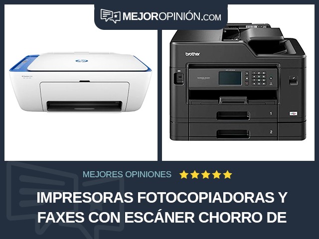 Impresoras fotocopiadoras y faxes Con escáner Chorro de tinta