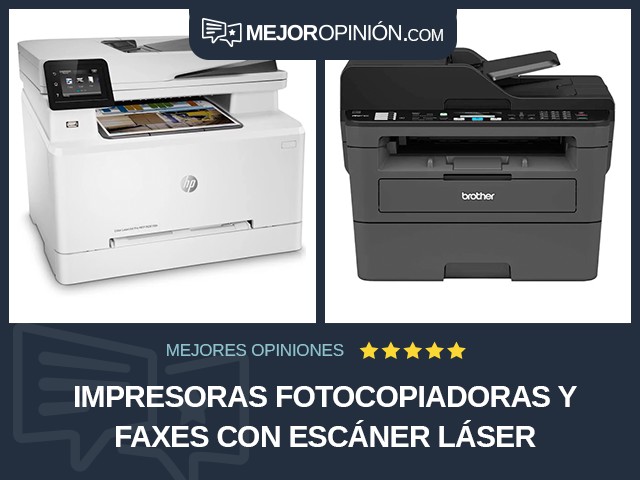 Impresoras fotocopiadoras y faxes Con escáner Láser