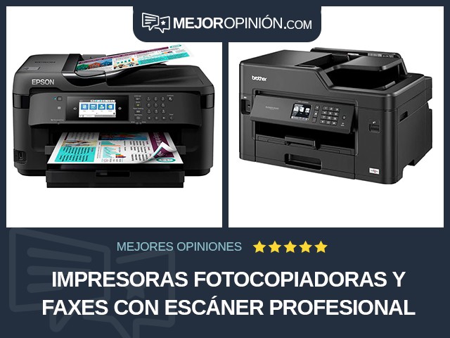 Impresoras fotocopiadoras y faxes Con escáner Profesional