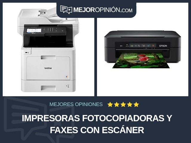 Impresoras fotocopiadoras y faxes Con escáner