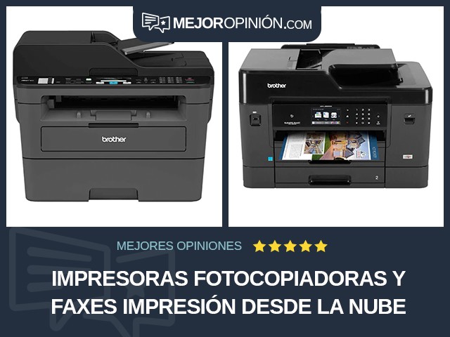 Impresoras fotocopiadoras y faxes Impresión desde la nube Brother