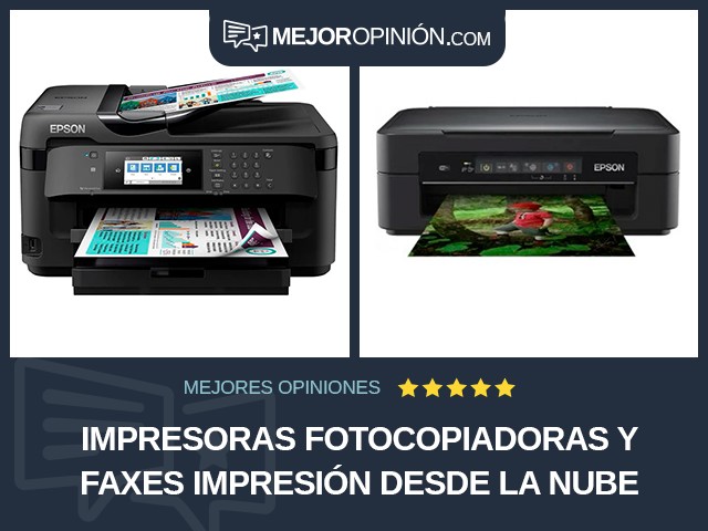 Impresoras fotocopiadoras y faxes Impresión desde la nube Epson