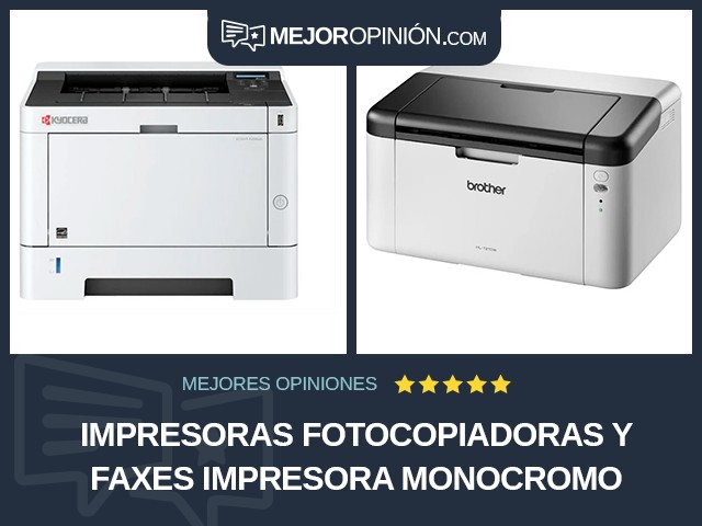 Impresoras fotocopiadoras y faxes Impresora Monocromo