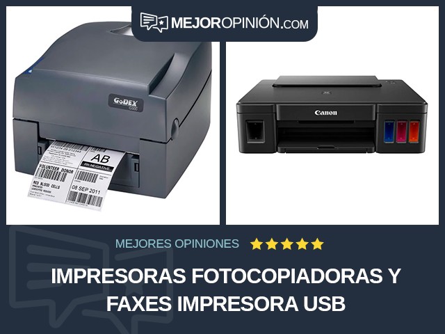 Impresoras fotocopiadoras y faxes Impresora USB