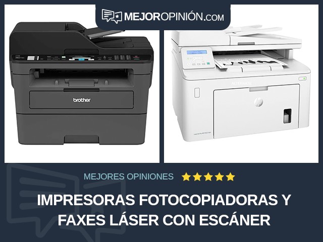 Impresoras fotocopiadoras y faxes Láser Con escáner