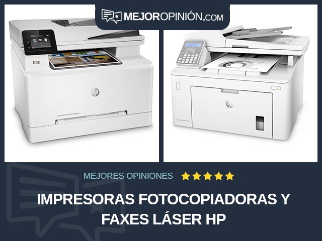 Impresoras fotocopiadoras y faxes Láser HP