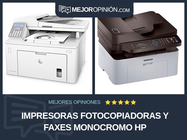 Impresoras fotocopiadoras y faxes Monocromo HP