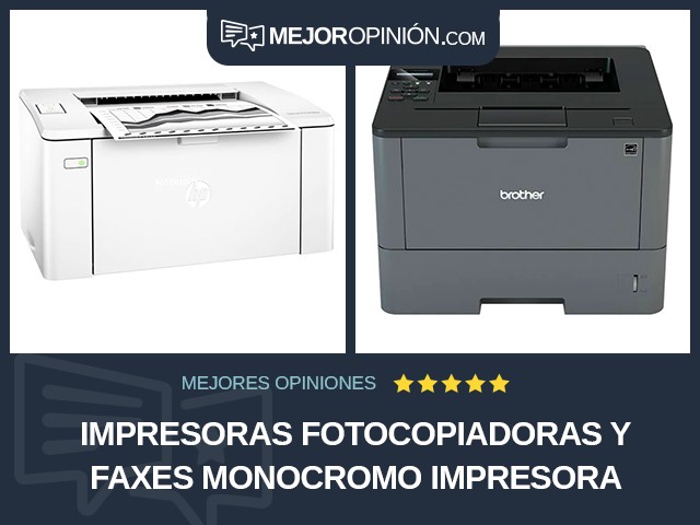 Impresoras fotocopiadoras y faxes Monocromo Impresora
