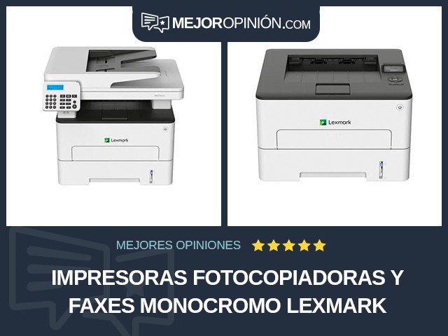 Impresoras fotocopiadoras y faxes Monocromo Lexmark