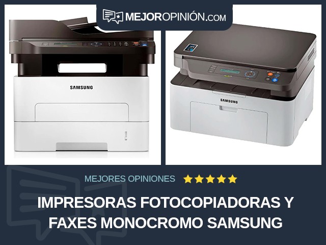 Impresoras fotocopiadoras y faxes Monocromo Samsung