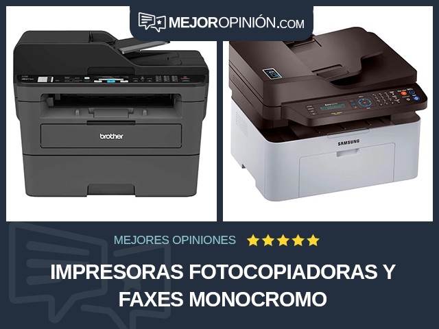 Impresoras fotocopiadoras y faxes Monocromo