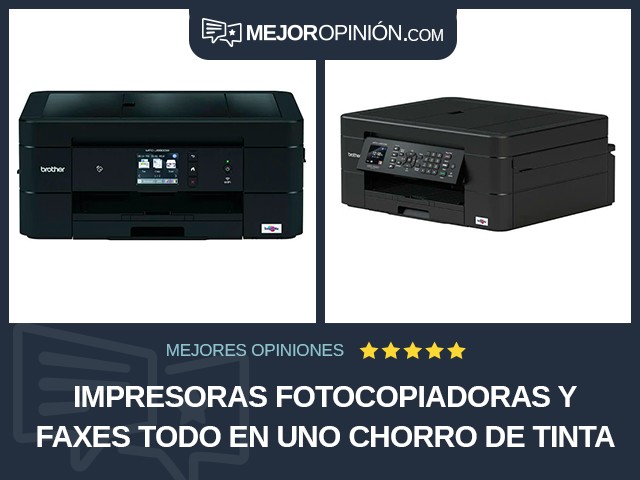 Impresoras fotocopiadoras y faxes Todo en uno Chorro de tinta