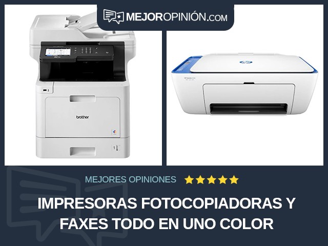 Impresoras fotocopiadoras y faxes Todo en uno Color