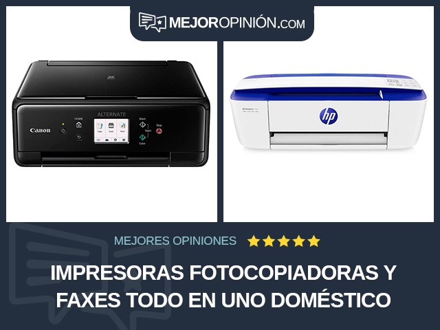 Impresoras fotocopiadoras y faxes Todo en uno Doméstico