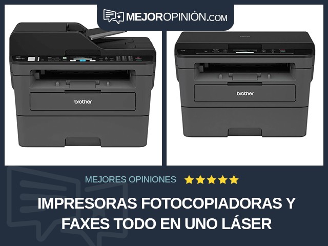 Impresoras fotocopiadoras y faxes Todo en uno Láser