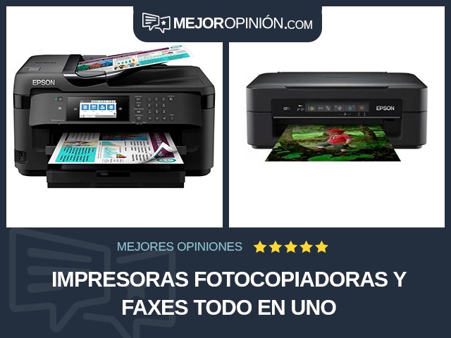 Impresoras fotocopiadoras y faxes Todo en uno