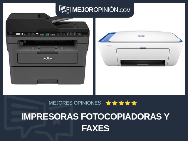 Impresoras fotocopiadoras y faxes