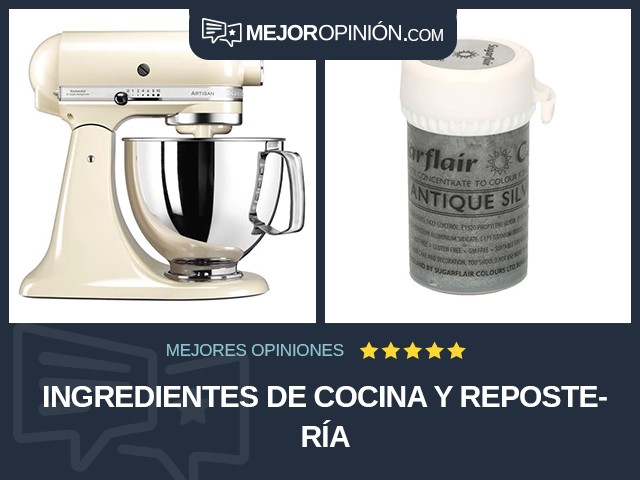 Ingredientes de cocina y repostería