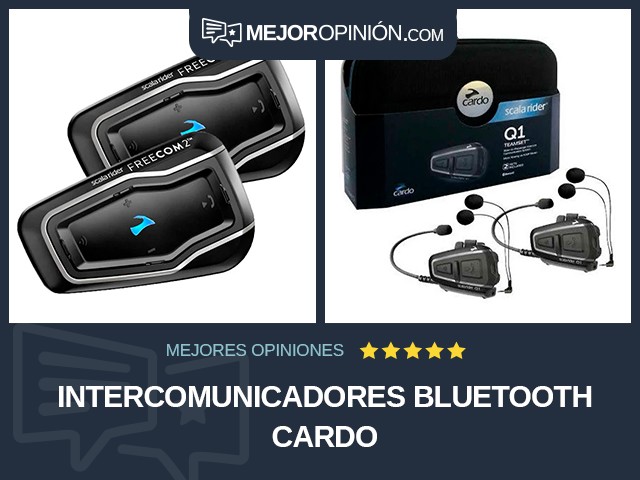 Intercomunicadores Bluetooth Cardo