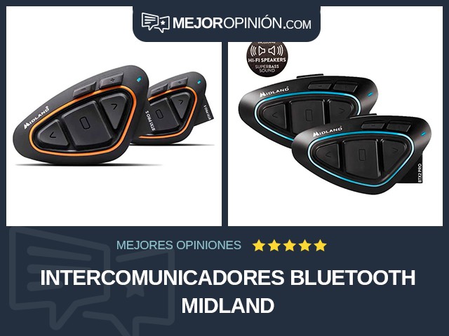 Intercomunicadores Bluetooth Midland