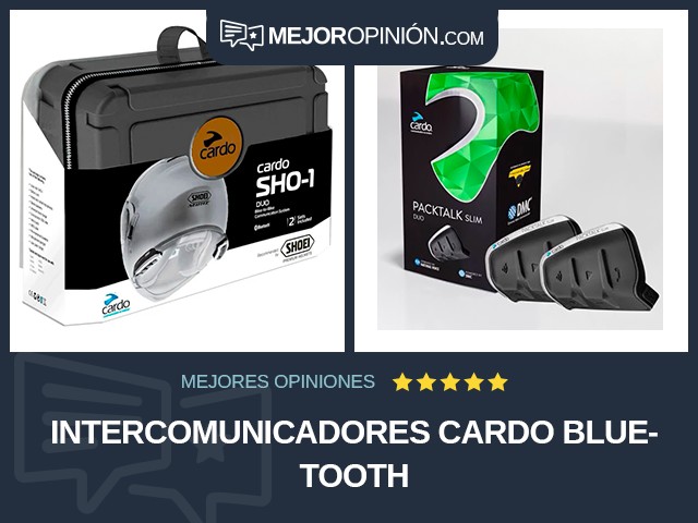 Intercomunicadores Cardo Bluetooth