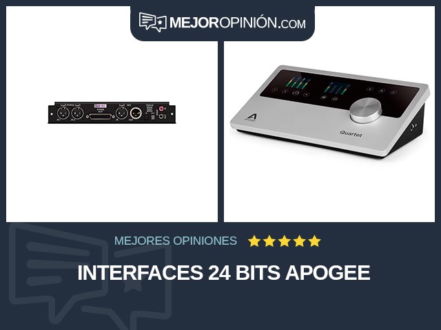Interfaces 24 bits Apogee