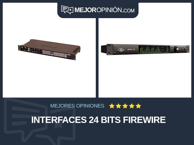 Interfaces 24 bits FireWire