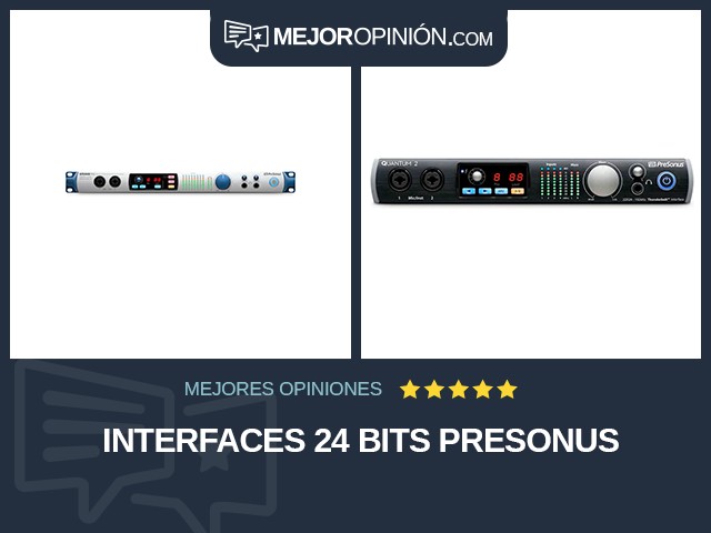 Interfaces 24 bits PreSonus