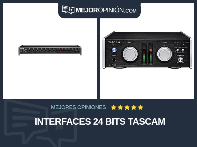 Interfaces 24 bits TASCAM