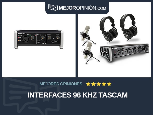 Interfaces 96 kHz TASCAM