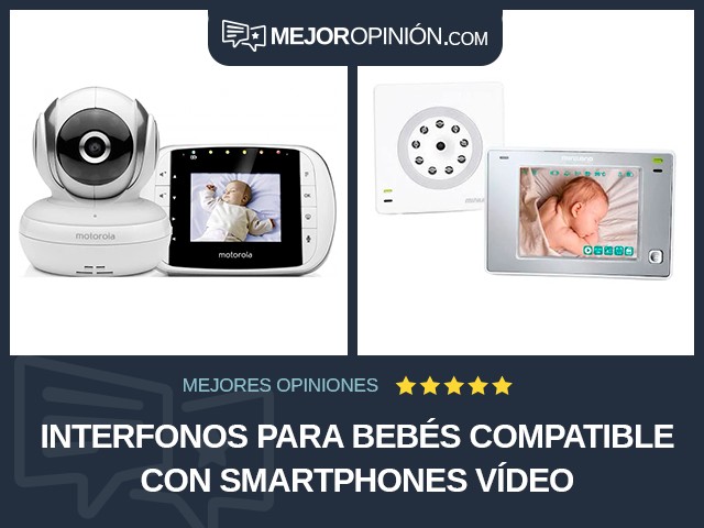 Interfonos para bebés Compatible con smartphones Vídeo