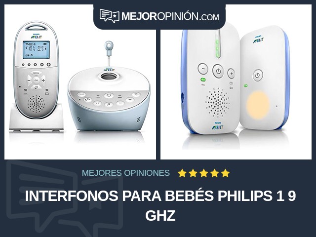 Interfonos para bebés Philips 1 9 GHz