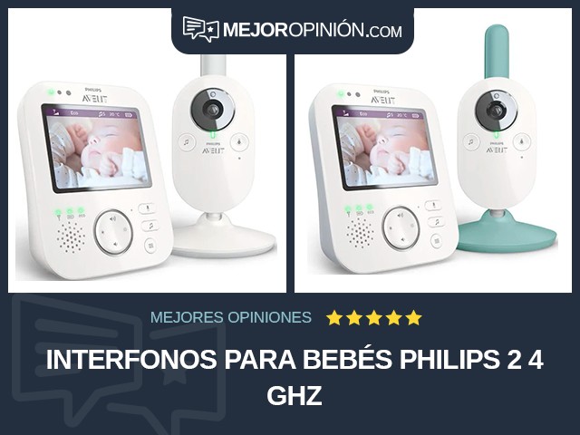 Interfonos para bebés Philips 2 4 GHz