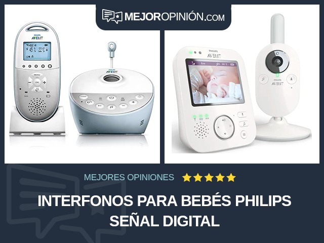 Interfonos para bebés Philips Señal digital