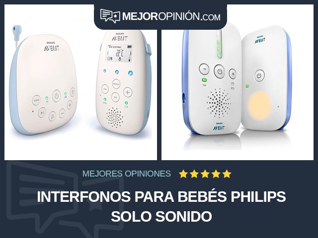 Interfonos para bebés Philips Solo sonido