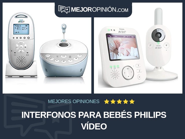 Interfonos para bebés Philips Vídeo