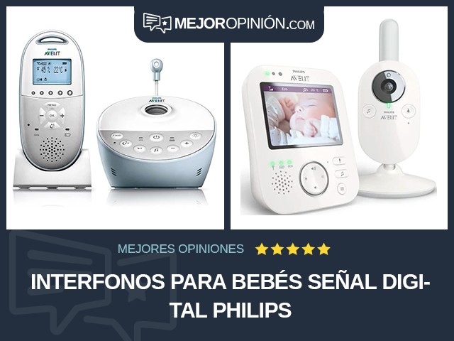 Interfonos para bebés Señal digital Philips