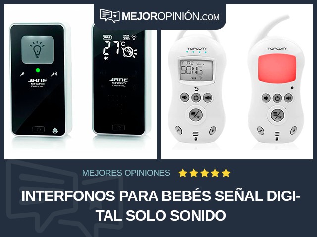 Interfonos para bebés Señal digital Solo sonido