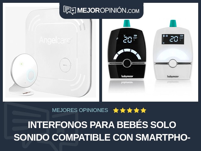 Interfonos para bebés Solo sonido Compatible con smartphones