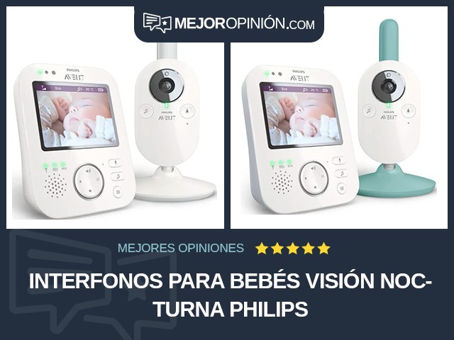 Interfonos para bebés Visión nocturna Philips