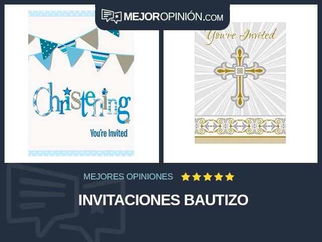 Invitaciones Bautizo