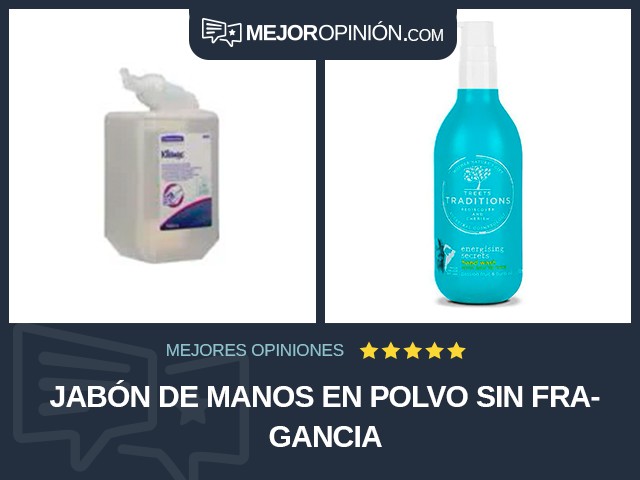 Jabón de manos en polvo Sin fragancia